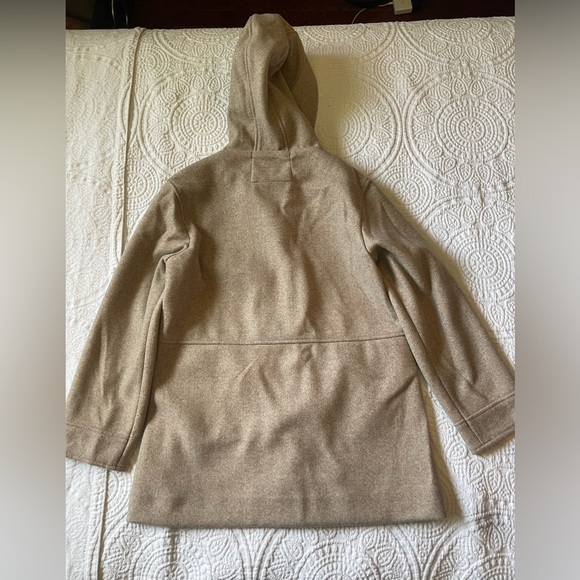 Zara Hooded Beige Jacket - Picture 2 of 8